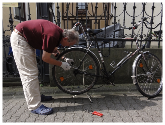 Radreparatur in St. Goar