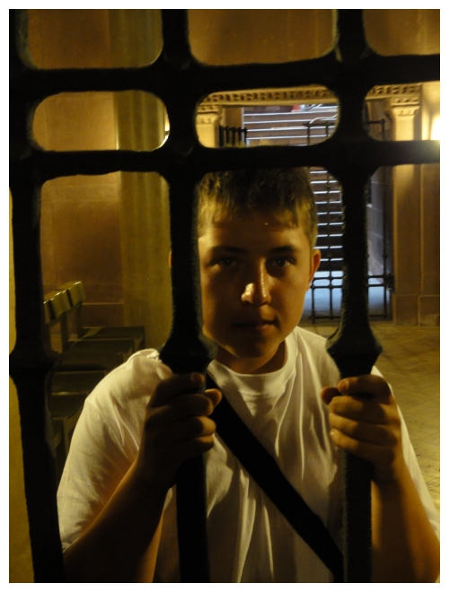 Daniel hinter Gittern