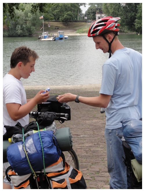 Daniel und J&uuml;rgen beim Dealen